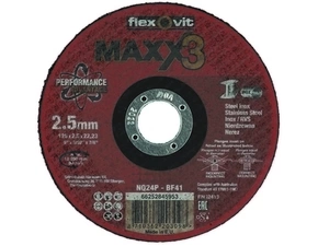 Kotouč řezný Flexovit Maxx3 NQ24P-T41 125×22,23 mm