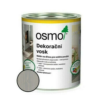 Vosk dekorační Osmo 3119 hedvábně šedý 0,125 l