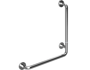Držadlo nástěnné opěrné Bemeta Help 680 mm pravé s krytkou, skládané nerez lesklý