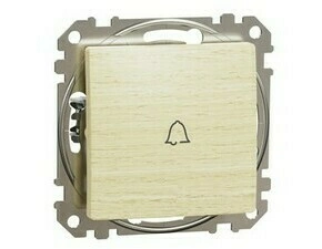 Tlačítko zvonek řazení 1/0 Schneider Sedna Design bříza