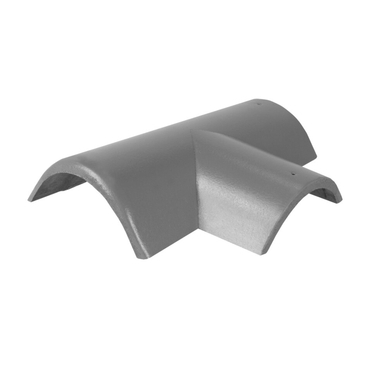 Hřebenáč rozdělovací pravý T220 Bramac Star se dvěma příchytkami zinkově šedá