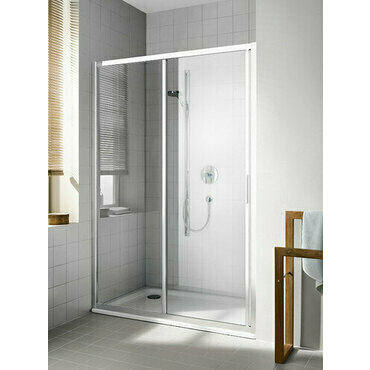 Dveře sprchové Kermi CADA XS CKG2R 1400 mm pravé stříbrná/čiré sklo