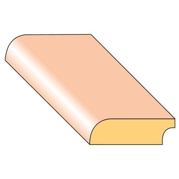 Lišta podlahová P5 smrk nastavený 27×9×2000 mm, 25 ks/bal