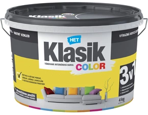 Malba interiérová HET Klasik Color žlutý citronový, 4 kg