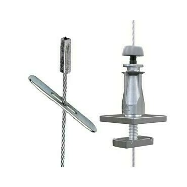 Závěs lankový nosníkový Gripple Uni Grip – Central Exit 2 průchozí kotva 8 m