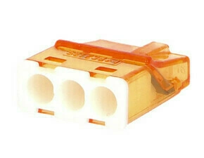 Svorka krabicová nasouvací Eleman PC 213S oranžová 100 ks