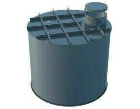 Nádrž na dešťovou vodu Plastic Box 9 000 l válcová samonosná