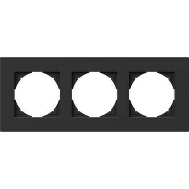 Rámeček TEM Logiq trojnásobná černá