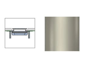 Rošt Profilpas FLAT COVER XPF/100 leštěný nikl