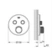 Díl nadomítkový Grohe Grohtherm SmartControl s 2 ventily měsíční bílá/chrom 29151LS0