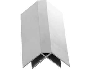 Profil hliníkový rohový ELOX pro polykarbonátové desky 10 mm délka 6 m