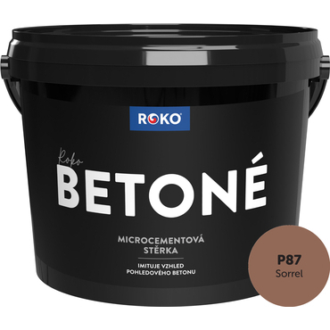 Stěrka dekorativní Roko Betoné P87 Sorrel 14 kg