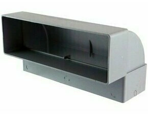 Potrubí čtyřhranné oblouk vertikální Regulus 60×200 mm 90 °