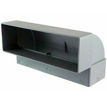 Potrubí čtyřhranné oblouk vertikální Regulus 60×200 mm 90 °
