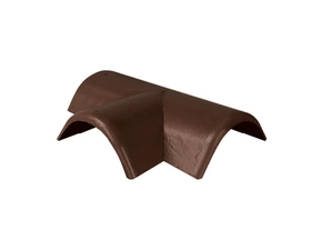 Hřebenáč rozdělovací levý T250 Bramac Protector Plus s příchytkou tmavohnědá