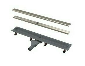 Žlab sprchový plastový Alca APZ2012-OPTION6-550 včetně roštu oboustranného roštu