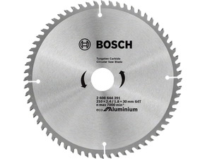 Kotouč pilový Bosch Eco for Aluminium 210×30×2,4 mm 64 z.