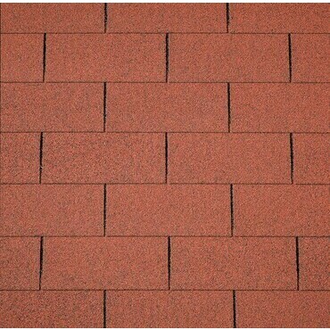 Šindel asfaltový IKO 2.0 Superglass 10 cihlově červená 2,0 m2