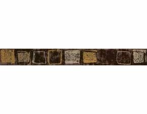 Listela Rako Concept 4,3×40 cm hnědá Monopoli WLAMH011