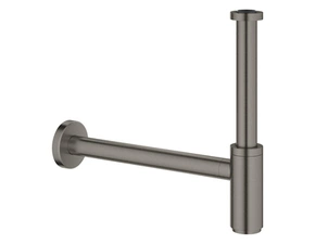 Sifon umyvadlový celokovový Grohe DN 32 s převlečnou maticí kartáčovaný Hard Graphite 28912AL0