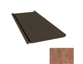 Krytina plechová LINEDEK 485 Rib Imitace MIC04 corten světlý