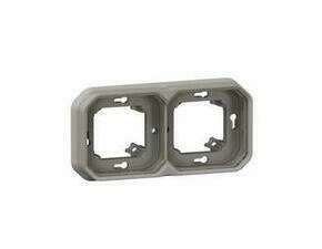 Rámeček Legrand Plexo dvojnásobná šedý