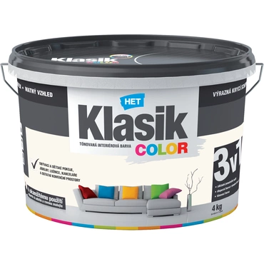 Malba interiérová HET Klasik Color béžový mandlový, 4 kg