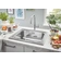Baterie dřezová stojánková Grohe BauLoop chrom 31368000