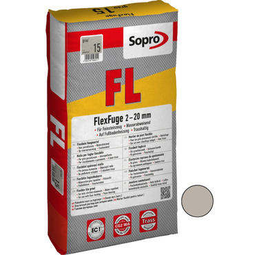Hmota spárovací Sopro FlexFuge šedá 25 kg