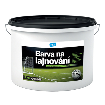 Barva na lajnování HET bílá, 12 kg