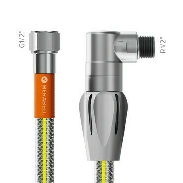 Hadice flexi Merabell Gas Profi R1/2"–G1/2" s ventilem a bajonetem 100 cm