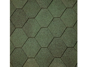 Šindel asfaltový IKO Superglass Hex 03 Amazon Green 3,0 m2