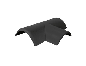 Hřebenáč rozdělovací pravý T220 Bramac Novo se dvěma příchytkami břidlicově černá