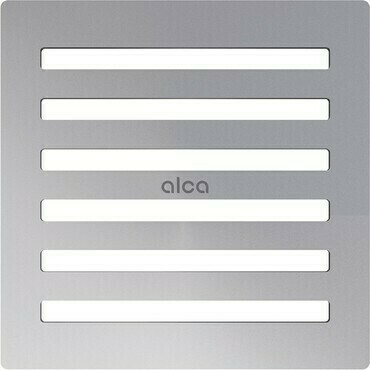 Mřížka designová Alca MPV003 102×102 mm nerez lesk