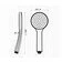 Sprcha ruční Sapho SK736 102 mm ABS/černá mat
