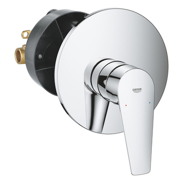 Baterie podomítková Grohe BauEdge bez přepínače chrom 29078001