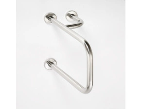 Madlo podpěrné k umyvadlu Bemeta Help 516 mm pravé, s krytkou nerez matný