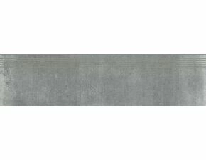 Schodovka Rako Rebel 30×120 cm tmavě šedá DCPVF742