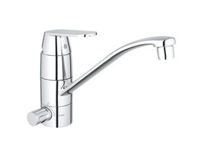 Baterie dřezová stojánková Grohe Eurosmart Cosmopolitan s uzavíracím ventilem, chrom 31161000