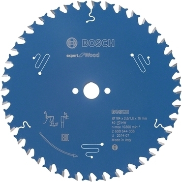 Kotouč pilový Bosch Expert for Wood 184×16×2,6 mm 40 z.