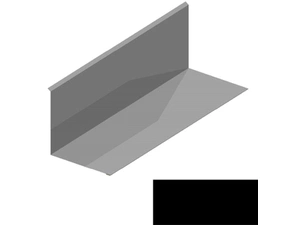 Lemování ke zdi rovnoběžné s okapem RS312S-105 PU 50 MAX MN131 černá