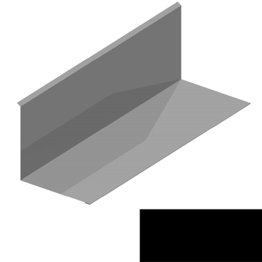 Lemování ke zdi rovnoběžné s okapem RS312S-105 PU 50 MAX MN131 černá