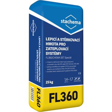 Hmota lepicí a stěrková Stachema FL360/CHEMA SET Speciál 25 kg
