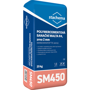 Hmota reprofilační Stachema SM450 / SANATOP TIX jemná 25 kg
