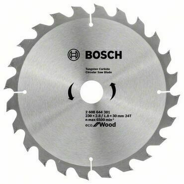 Kotouč pilový Bosch Eco for Wood 230×30×2,8 mm 24 z.