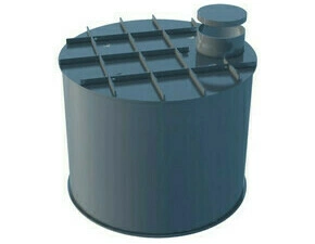 Nádrž na dešťovou vodu Plastic Box 10 000 l válcová samonosná