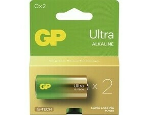 Baterie GP Ultra Alkaline C 2 ks