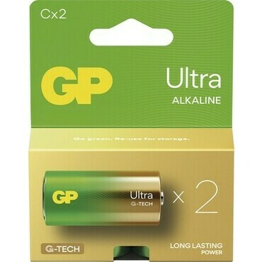 Baterie GP Ultra Alkaline C 2 ks