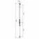 Dveře sprchové Lansanit Brix H2Y-14R 1 400 mm chrom/čiré sklo pravé provedení