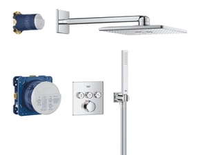 Systém sprchový termostatický Grohe Rainshower SmartActive 310 Cube chrom